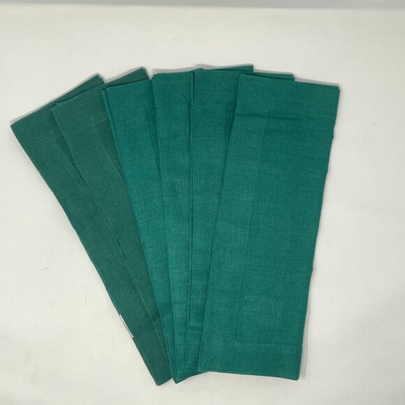 Solino Home 6 Linen Napkins/Placemats Sonoma Green - Picture 7 of 7